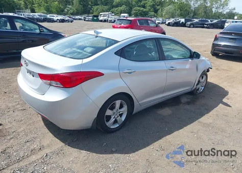 2013 Hyundai Elantra Gls from USA, damaged, VIN 5NPDH4AEXDH346948
